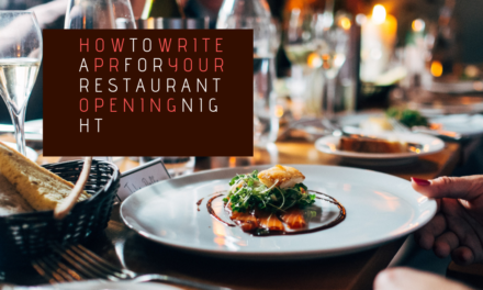 How to Write a Restaurant Opening Press Release